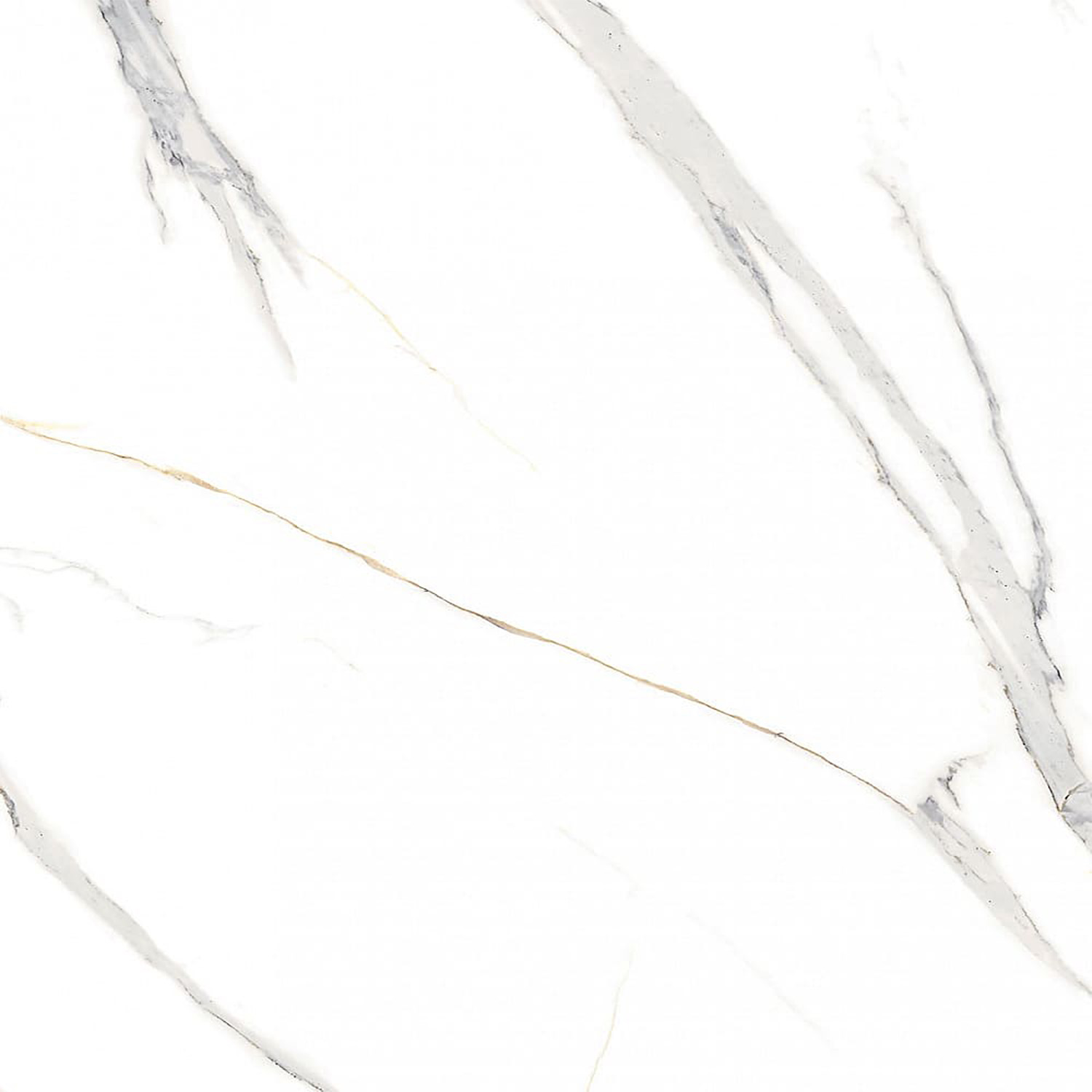 Керамогранит 1.8 м² Primavera Кайлас TP60G50, 600х600х9 мм, белый глянец