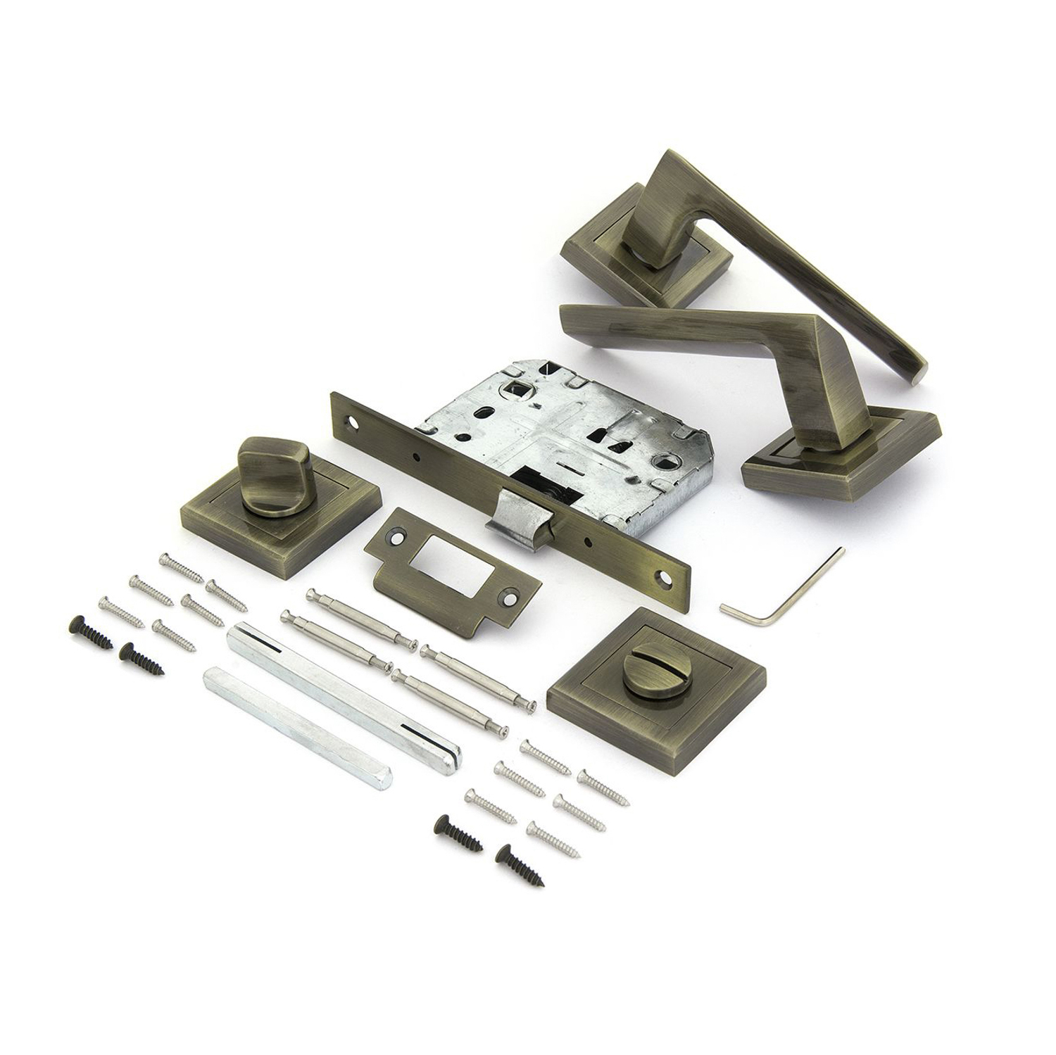 Комплект для двери БРОНЗА античная FZ SET 26L 170 BK AB Палладиум *1/10