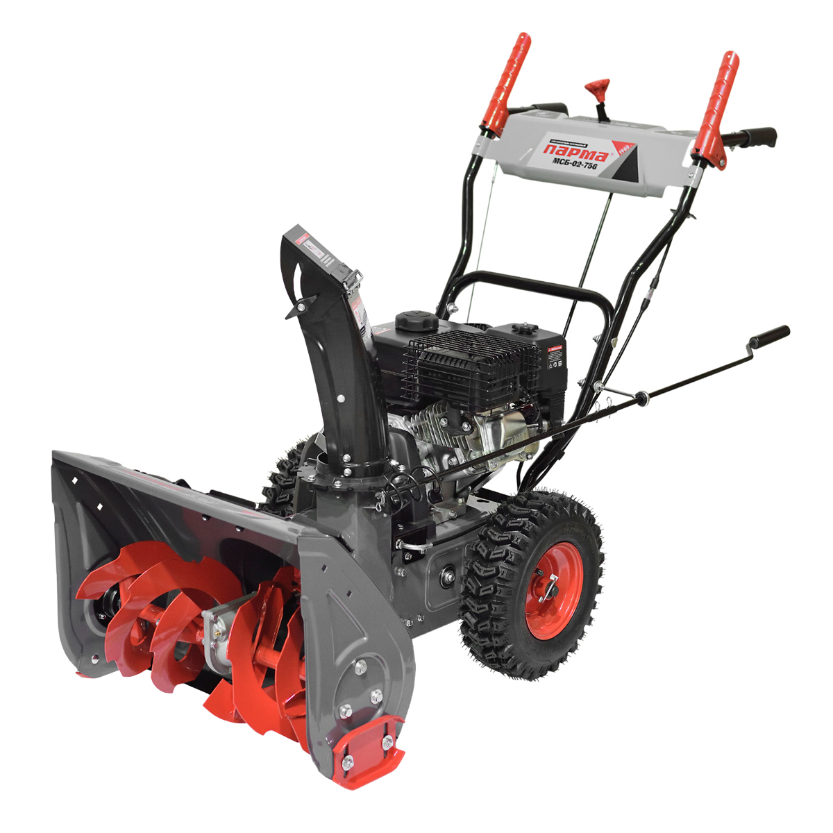 Снегоуборщик бензиновый Парма МСБ-02-756, самоходный, 7 л.с., ковш 56х42 см