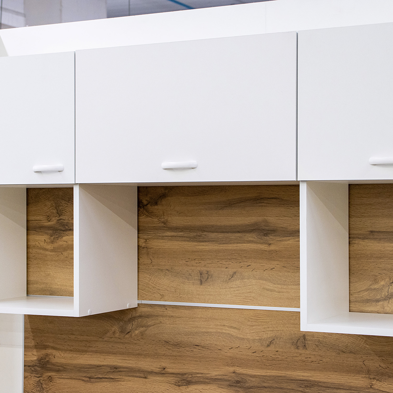 Шкаф навесной 600х338х290 мм BROZEX-WOOD Liberty, для вытяжки, с дверцей, белый