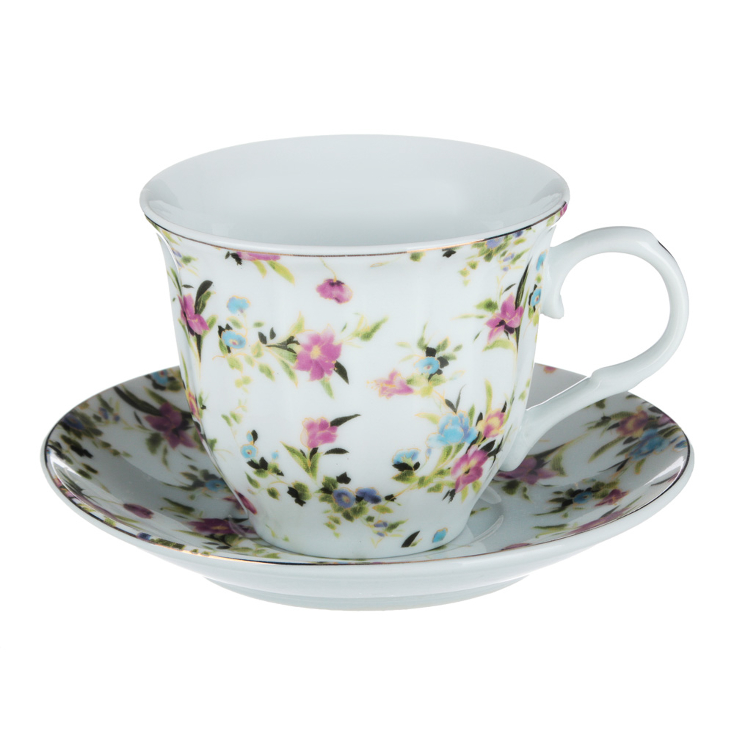 Весенний аромат Набор чайный 2 пр., 220мл, 14см, фарфор, 4 дизайна