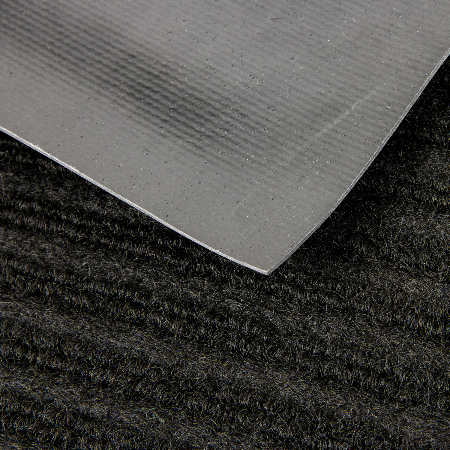 Коврик влаговпитывающий 60*90 см ребристый черный "KOVROFF" (арт.20301)  *1/10 (ДЮ181)