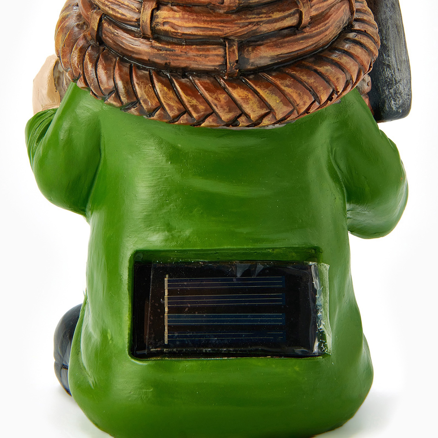 Садовая фигура с подсветкой "Гном с лопатой" 14х13.5х24см   10824128