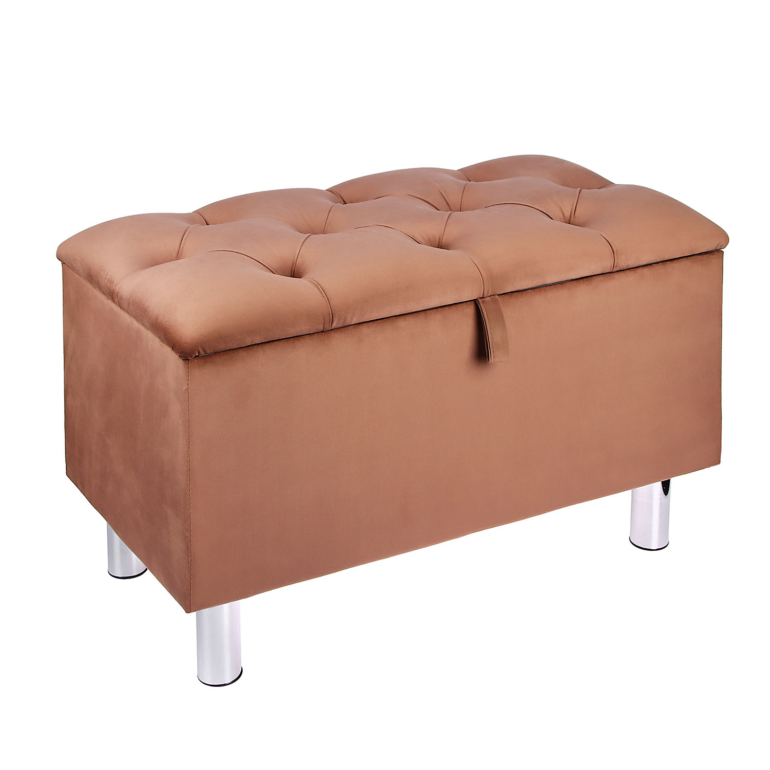 Банкетка FORPOST, 40х48х75 см, каретная стяжка, велюр конфетти корица, коричневый Банкетка FORPOST, 40х48х75 см, каретная стяжка, велюр конфетти корица, коричневый