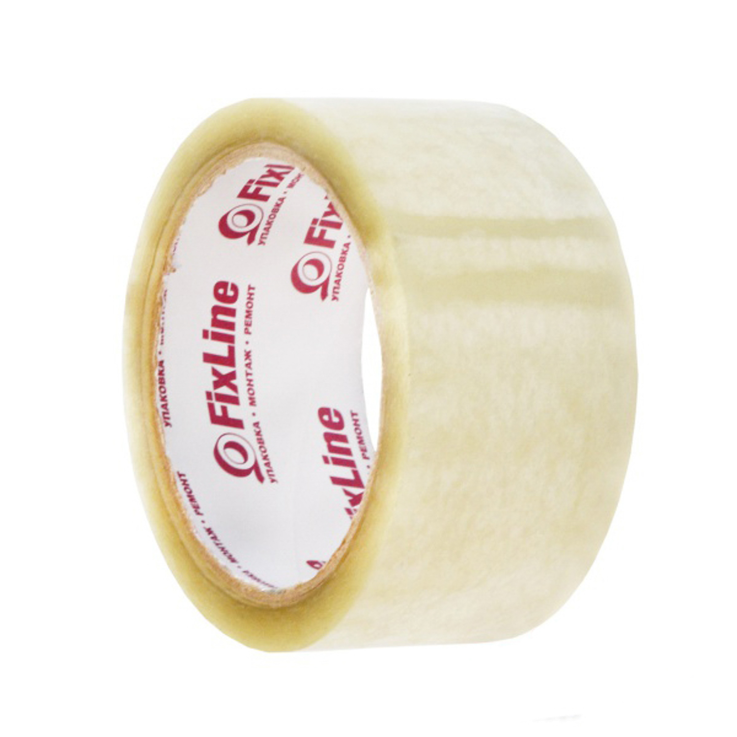 Лента клейкая прозрачная 48мм х 53м "FixLine" *6/36 Лента клейкая прозрачная 48мм х 53м "FixLine" *6/36