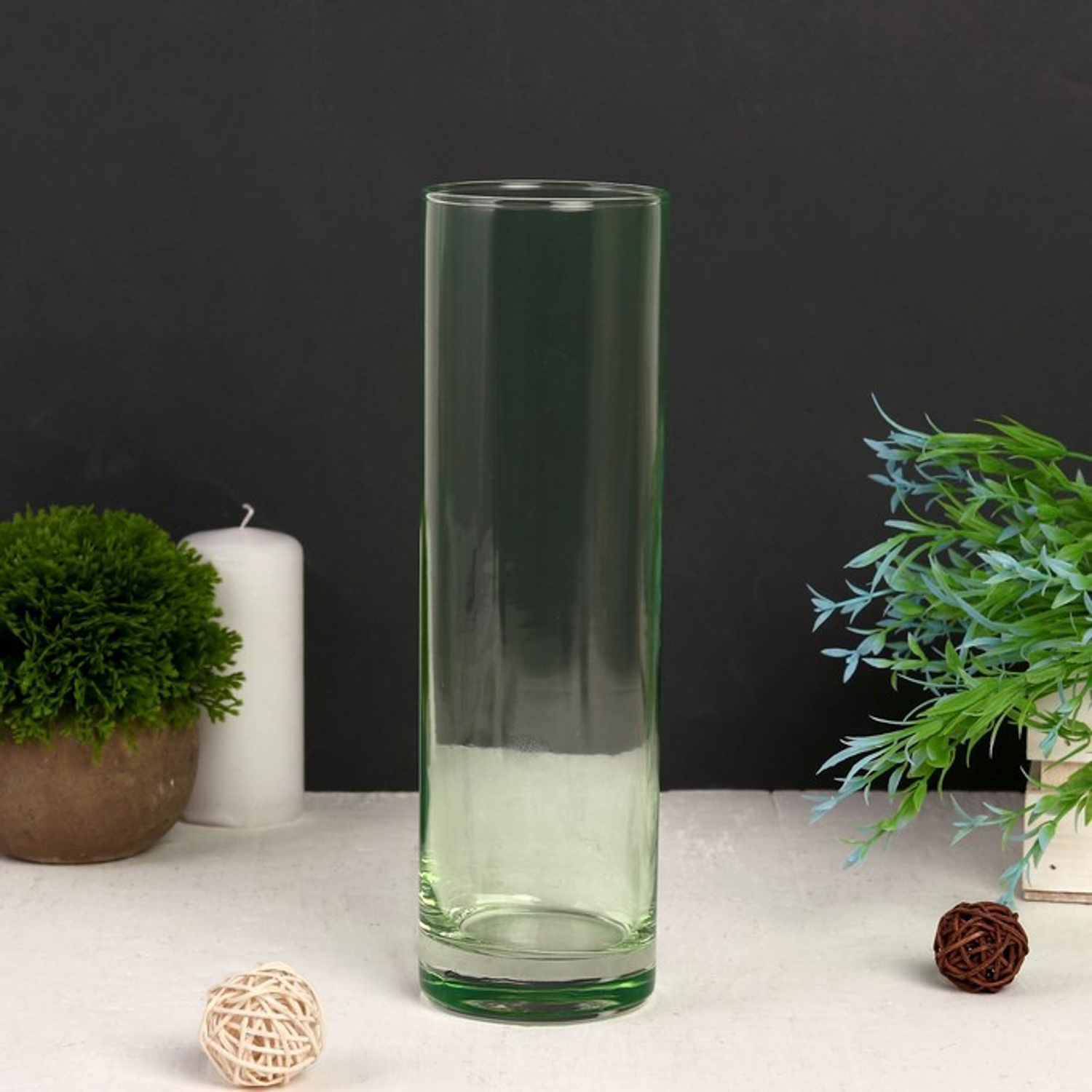 Ваза "Олива светлая " 26,5 см, d-7,5см 4671353 Ваза "Олива светлая " 26,5 см, d-7,5см 4671353