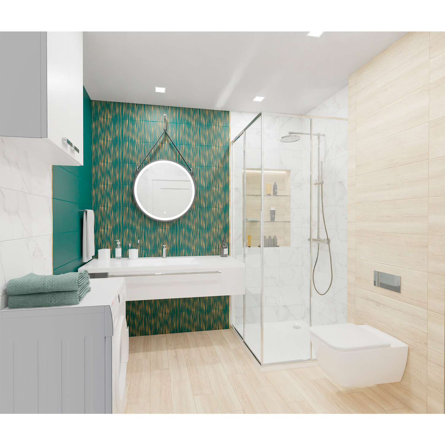 Плитка декоративная Global Tile Concept City colors, 600х230х9 мм, зеленый