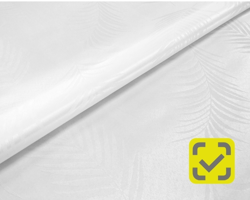 Скатерть тканенвая с TPU покрытием JACQUARD белая, 110*140см, мод. YM-T20C *1 Скатерть тканенвая с TPU покрытием JACQUARD белая, 110*140см, мод. YM-T20C *1