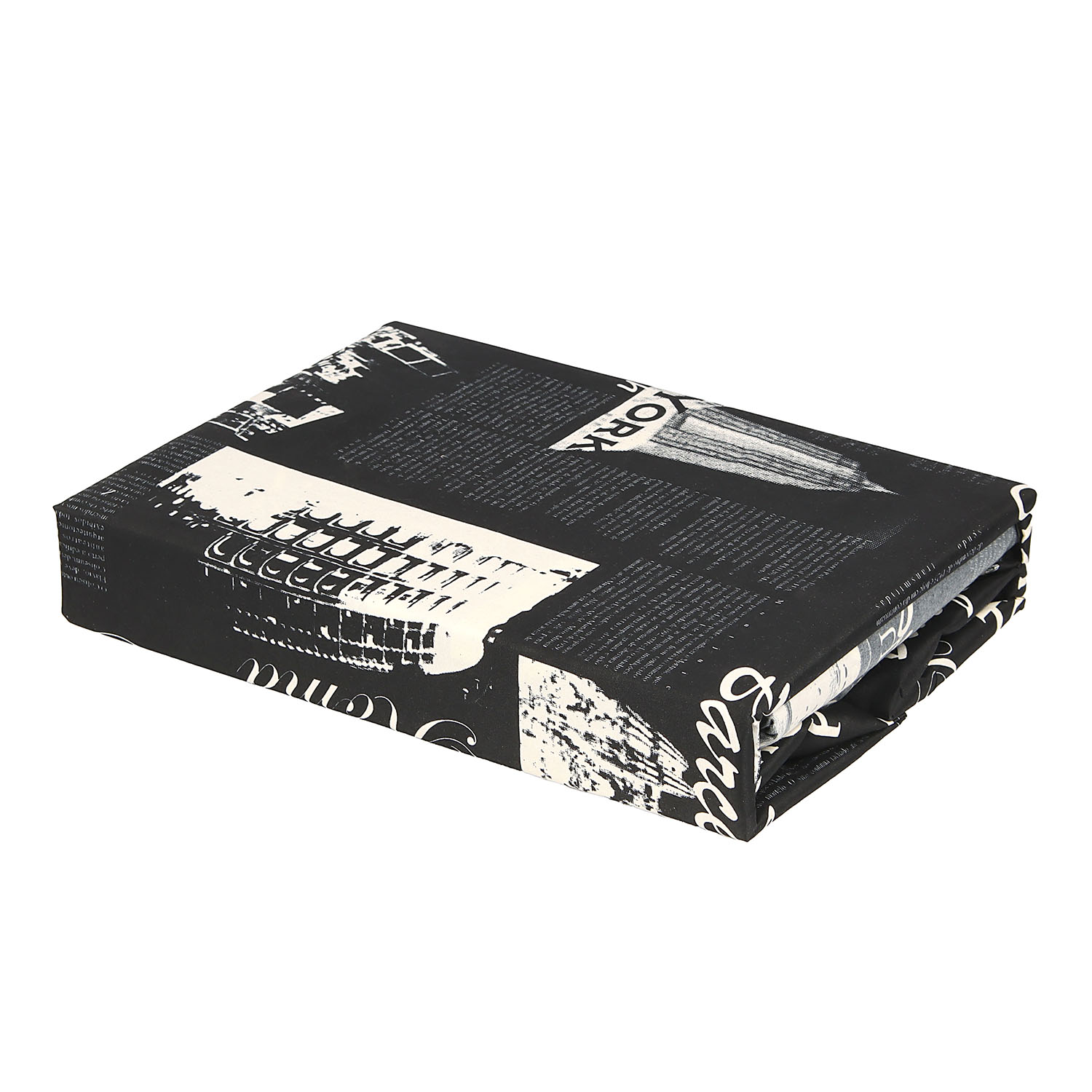 Постельное белье 1,5сп макосатин 52122 Trip черный Amore Mio, наволочки 70*70 - 2шт *1