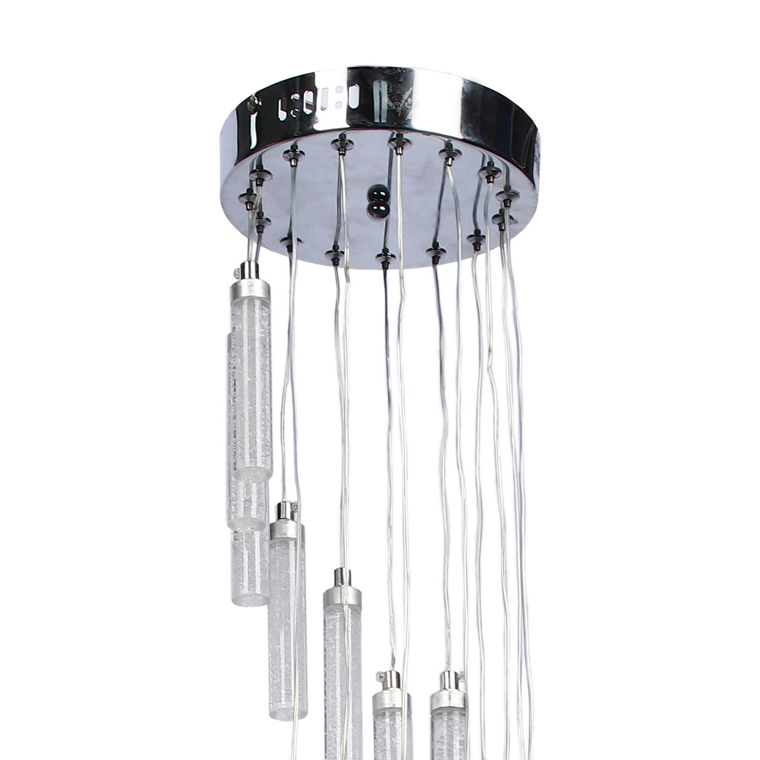 Люстра Verner Lighting Е1714/15, 2 Вт, 15 ламп, хром