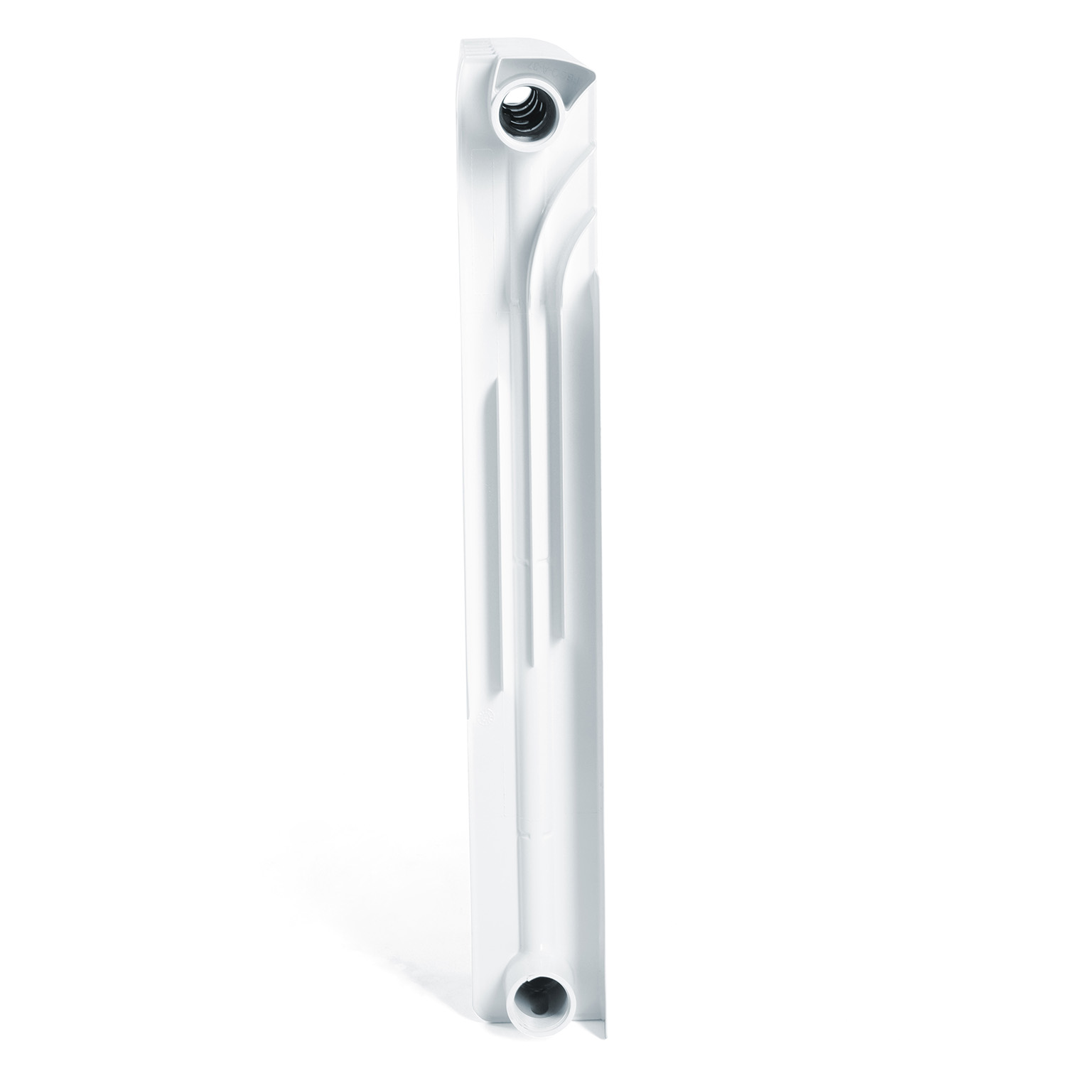 Радиатор алюминиевый 8 секций STI, 500 мм, белый