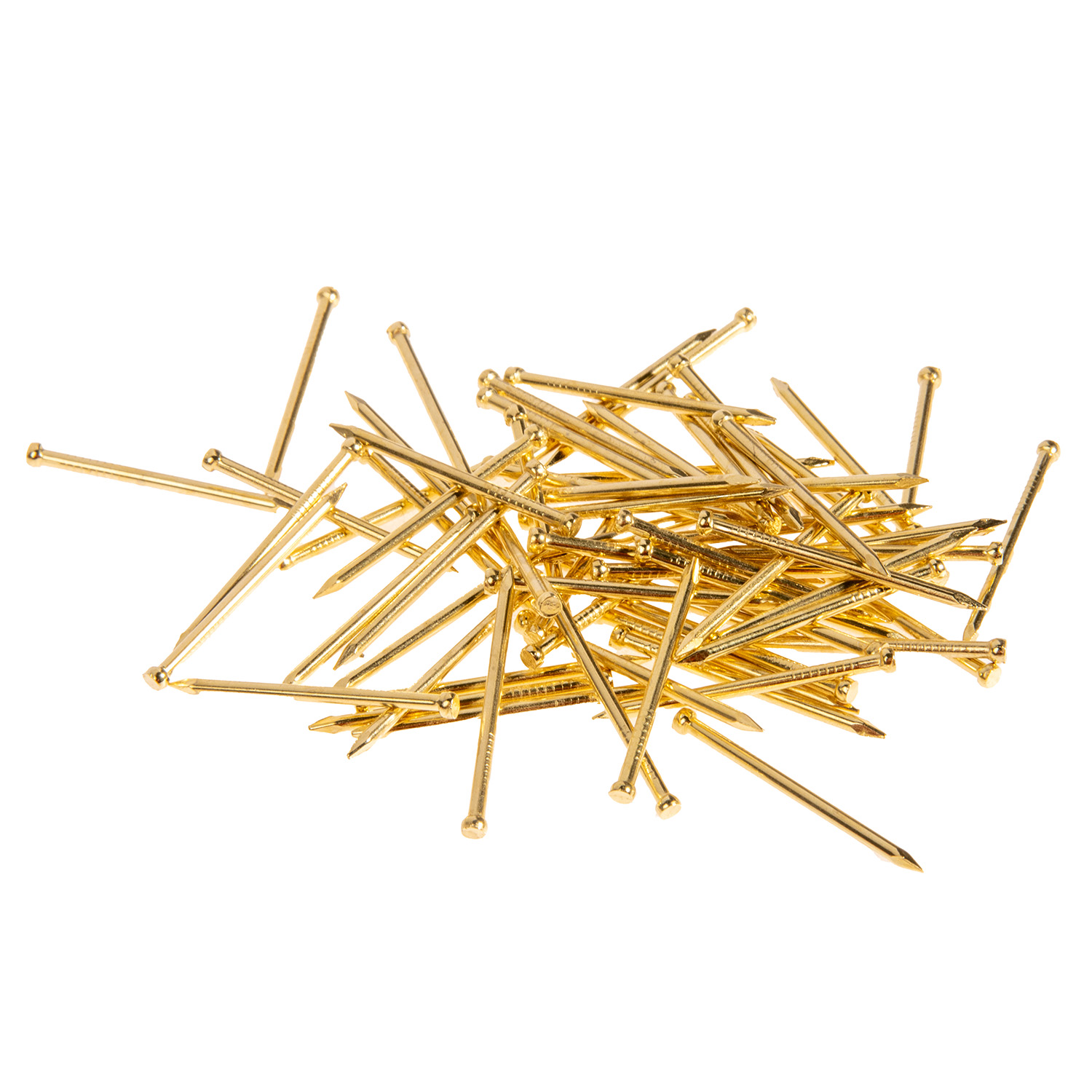 Гвозди финишные 1.4х25 мм BROZEX, 0.1 кг, латунь Гвозди финишные 1.4х25 мм BROZEX, 0.1 кг, латунь