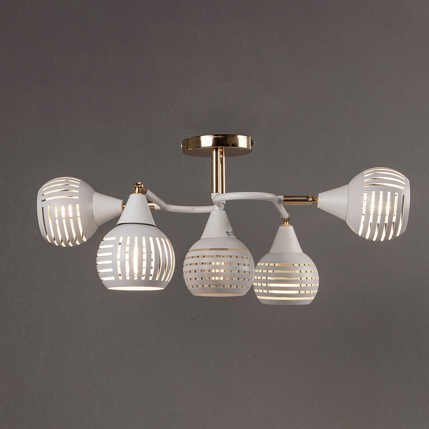 Люстра 70059-3.3-05 FG+WH Е14 S=30м2   *2