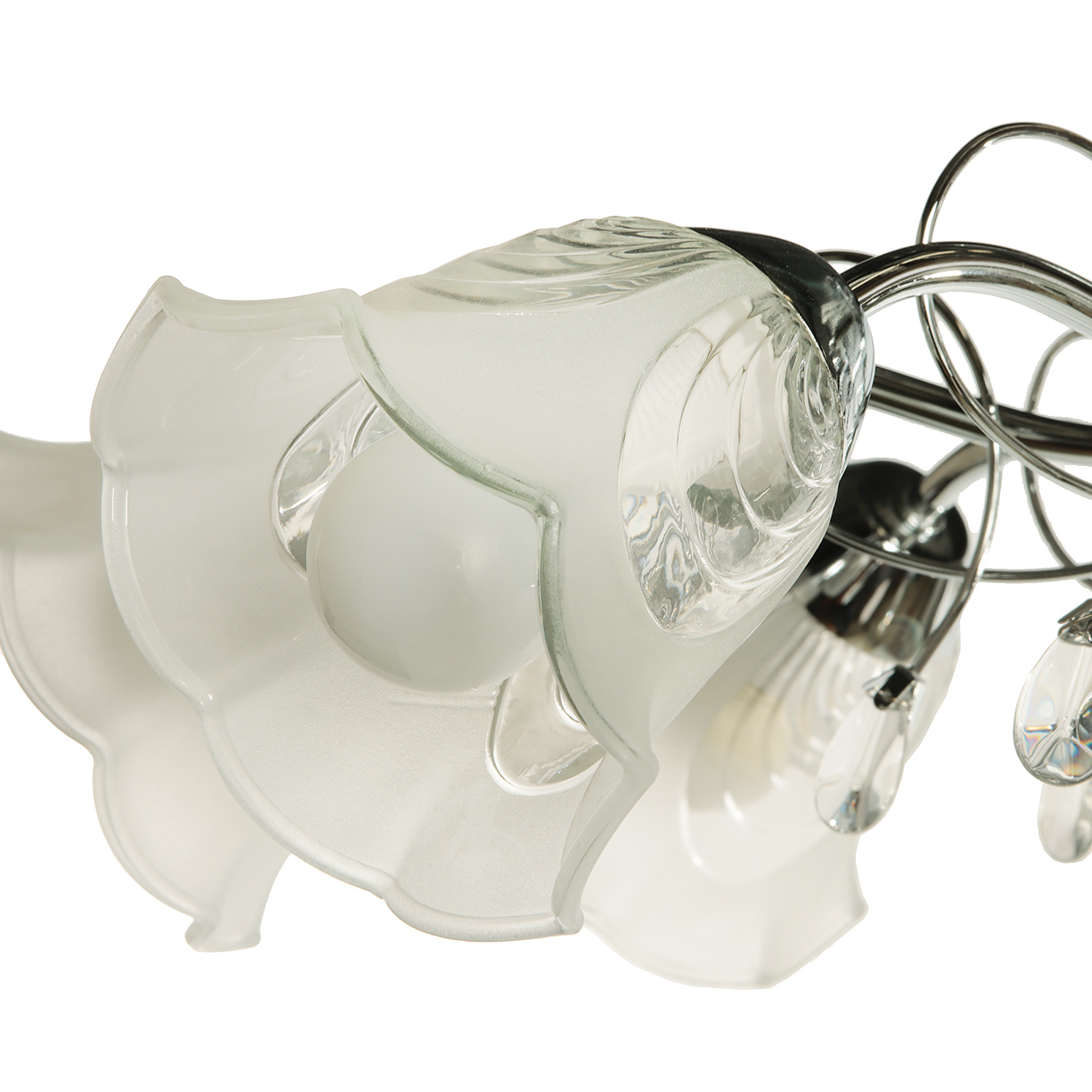 Люстра De City 372015108, Е14, 8 ламп, 40 Вт, цвет хром