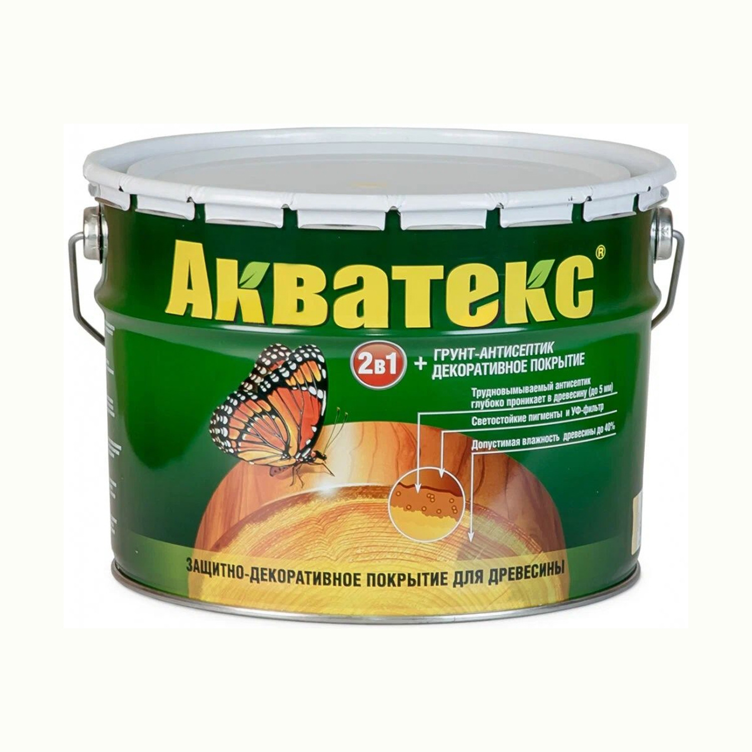 Защитно-декоративное покрытие 9 л для древесины АКВАТЕКС 2 в 1, алкидное, махагон Защитно-декоративное покрытие 9 л для древесины АКВАТЕКС 2 в 1, алкидное, махагон