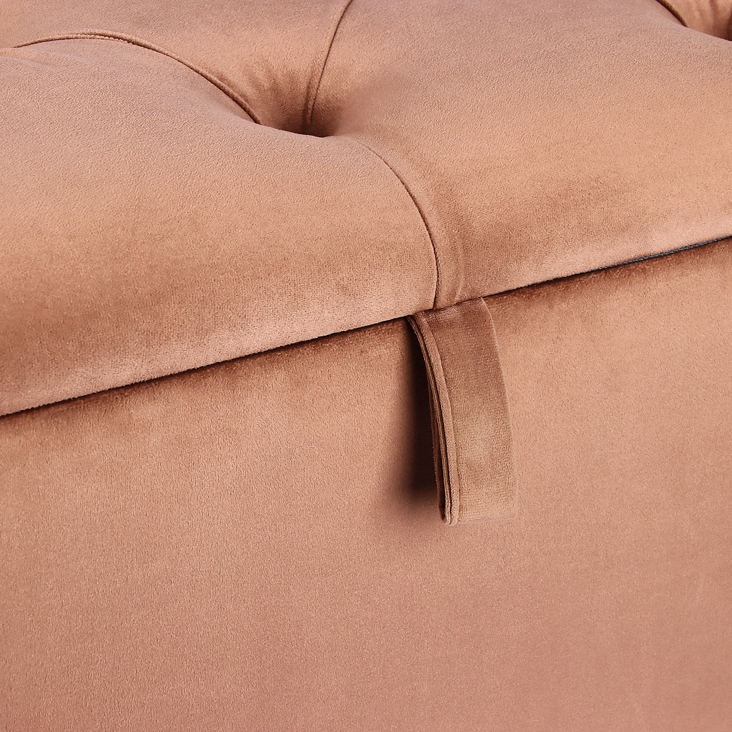 Банкетка FORPOST, 40х48х75 см, каретная стяжка, велюр конфетти корица, коричневый Банкетка FORPOST, 40х48х75 см, каретная стяжка, велюр конфетти корица, коричневый