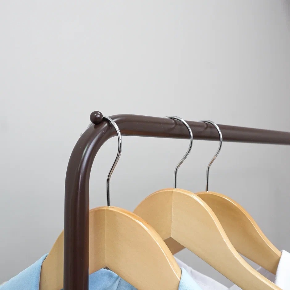 Вешалка напольная "Гардеробная" "Радуга 1", шир.0,82м, выс.1,5м Коричневый ВНП 298 КОР("ЗМИ") *1