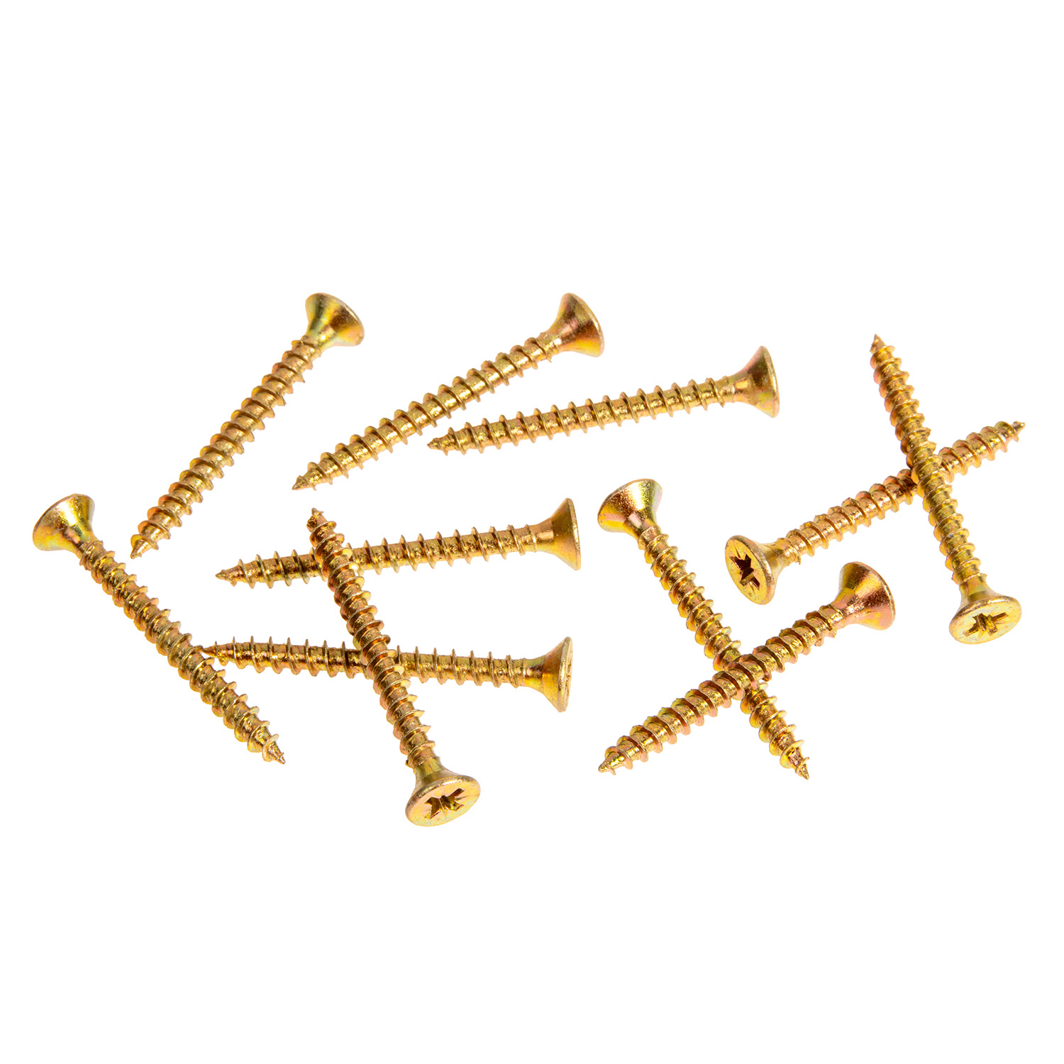 Шурупы жёлтые BROZEX пакет 4,5*45 (20шт) *10/100