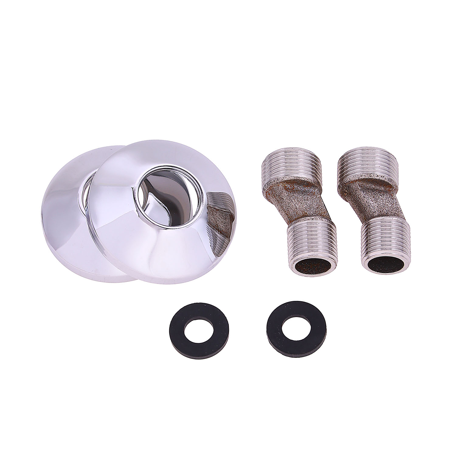 Смеситель для ванны Milardo Tring, длинный излив, двухвентильный, с лейкой