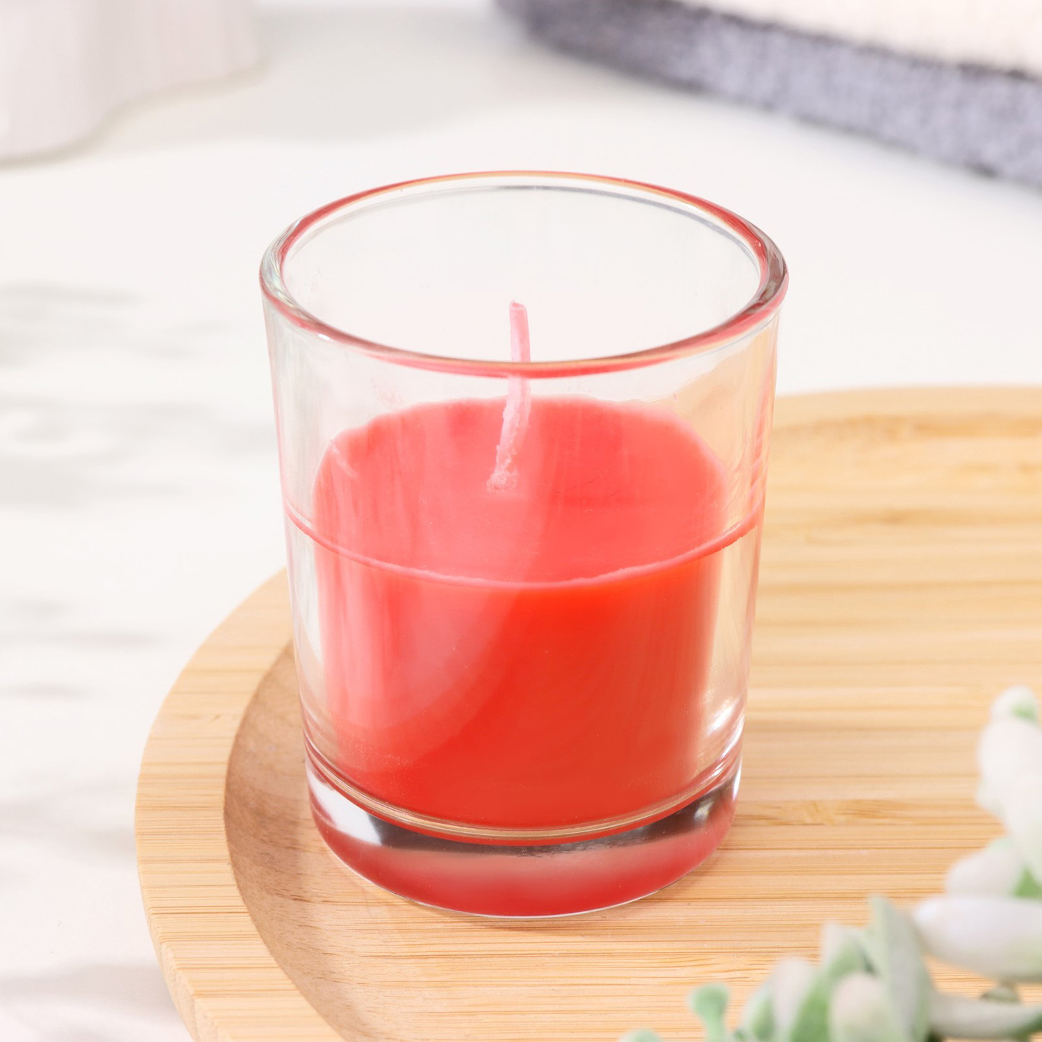 Свеча  ароматическая в стекле 5х6см, клубника 3664978