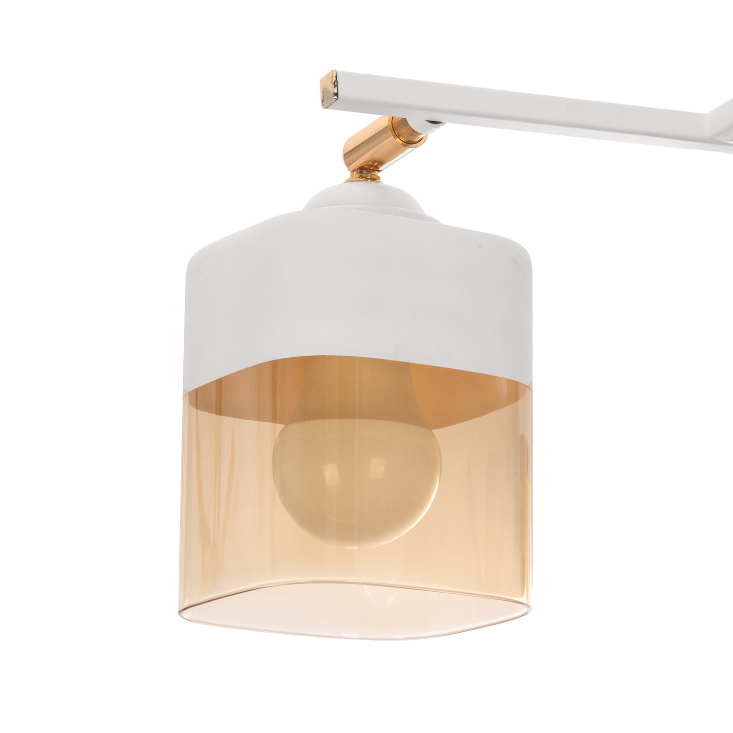 Люстра "Камелия" 4хЕ27 40Вт бело-золотой 56х56х27см 9408299  S=12м2