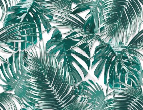 Панно из плитки CONCEPT GT White mix 1, 690х600х9 мм, 2 плитки