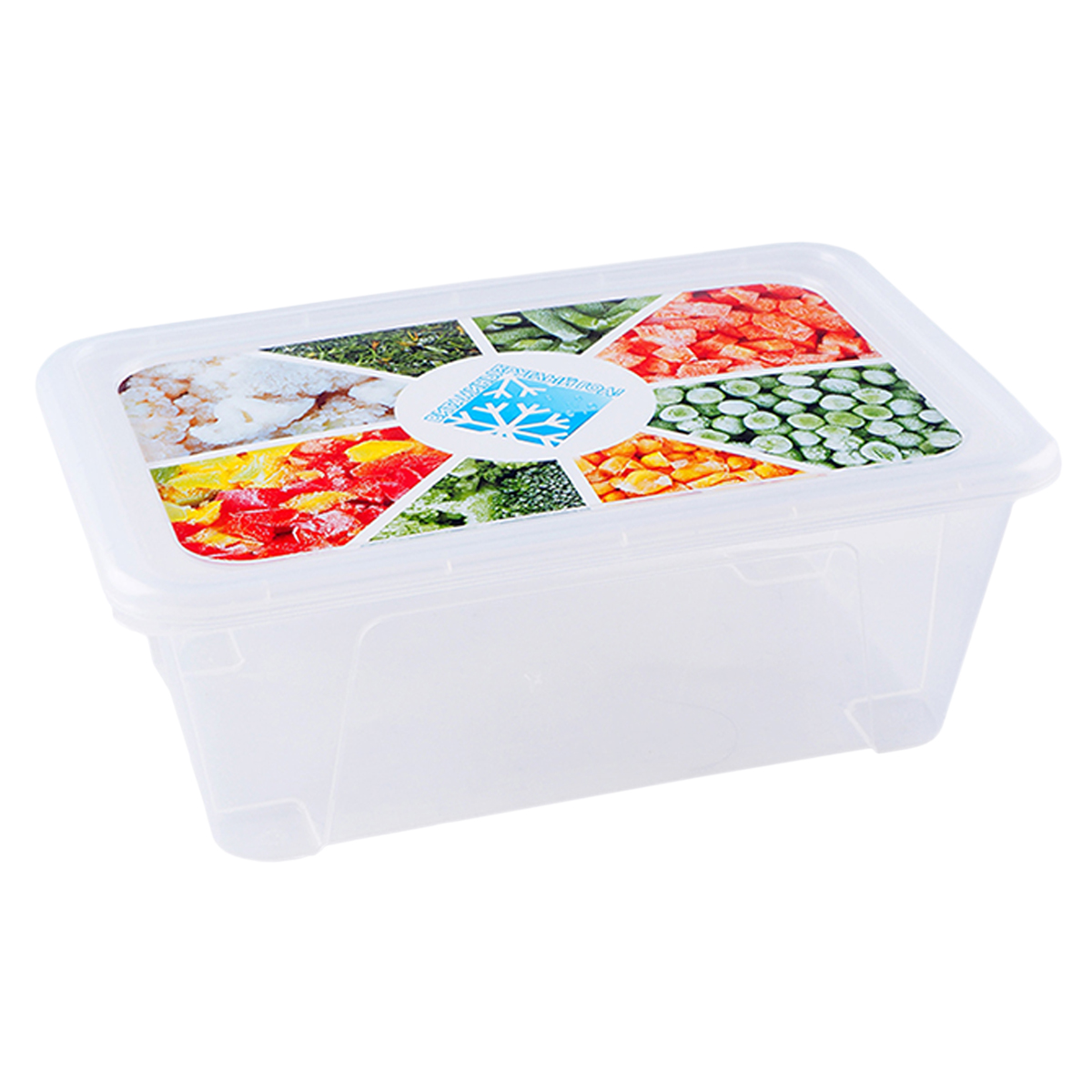 Контейнер д/прод. пластм. "д/заморозки" 0,4л 140х98х52мм арт.77106 ("Полимербыт") *1/24