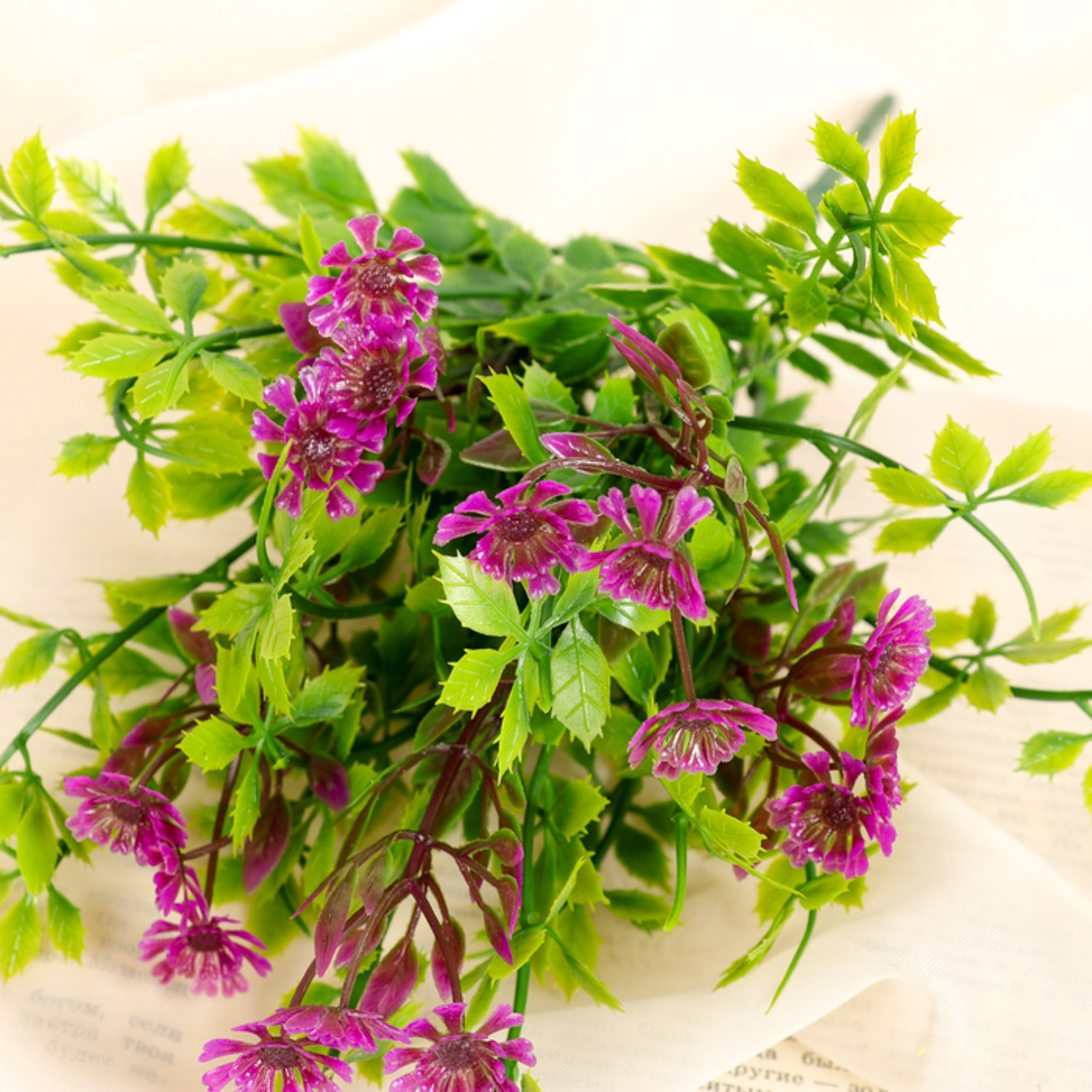 Букет "Алиссум с остролистом" 29 см, микс 3933295