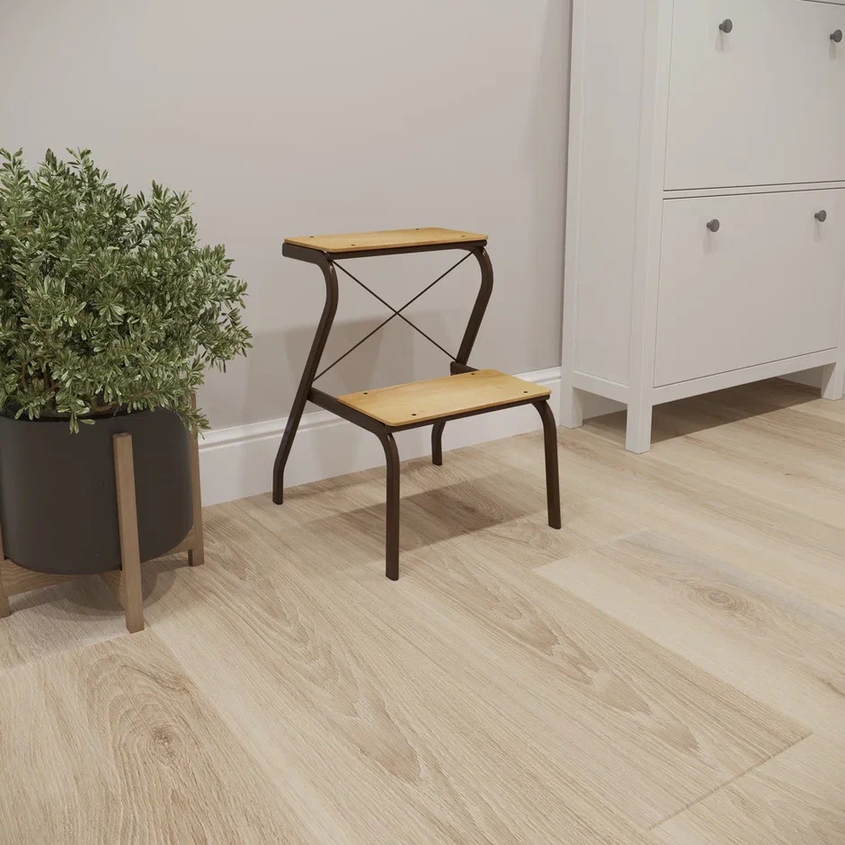 Табурет-Стремянка металл./дерев.сиденье-ступени, выс.565мм ножки Коричневый ТС 277 К ("ЗМИ") *1 Табурет-Стремянка металл./дерев.сиденье-ступени, выс.565мм ножки Коричневый ТС 277 К ("ЗМИ") *1