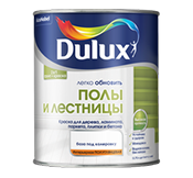 Краска акриловая 0.75 л для пола и лестниц DULUX, база BW, полуглянцевая