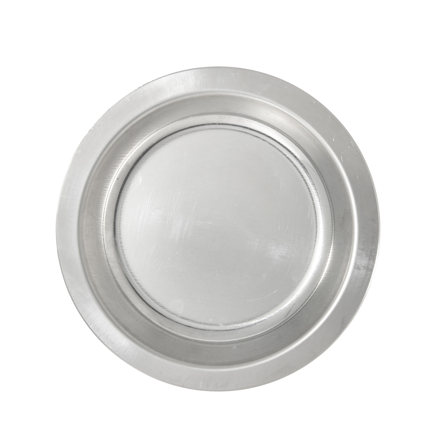 Тарелка нерж. 0,25л мелкая d16см, выс.2,5см  1с876   "АМЕТ" (Аша)   *1/40