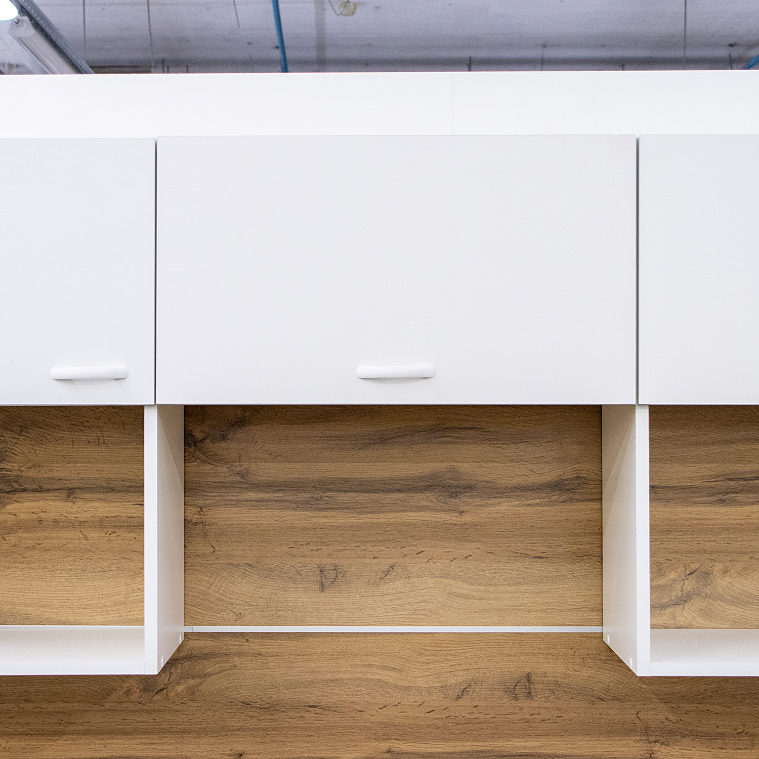 Шкаф навесной 600х338х290 мм BROZEX-WOOD Liberty, для вытяжки, с дверцей, белый