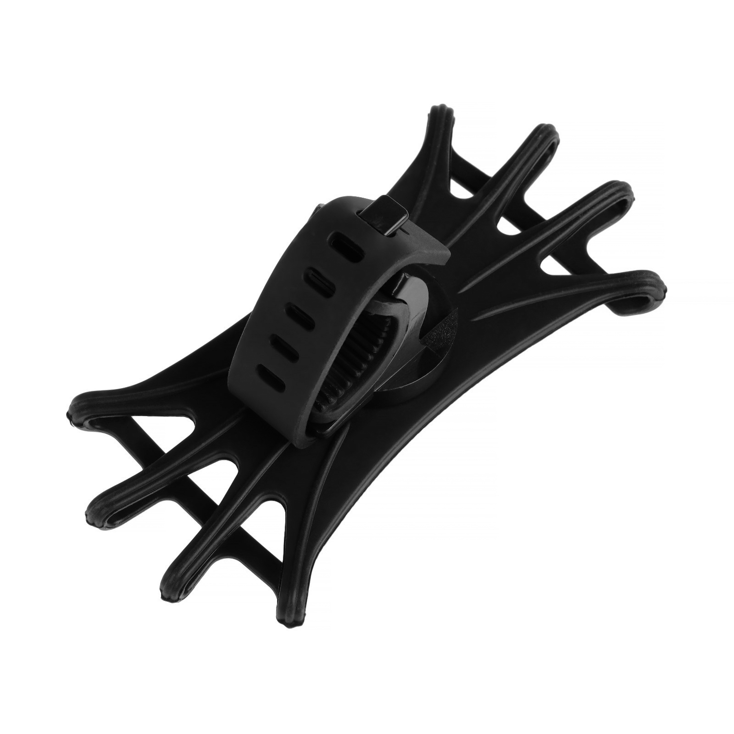 яяяДержатель телефона для мото на руль, вращение 360, черный   5350938