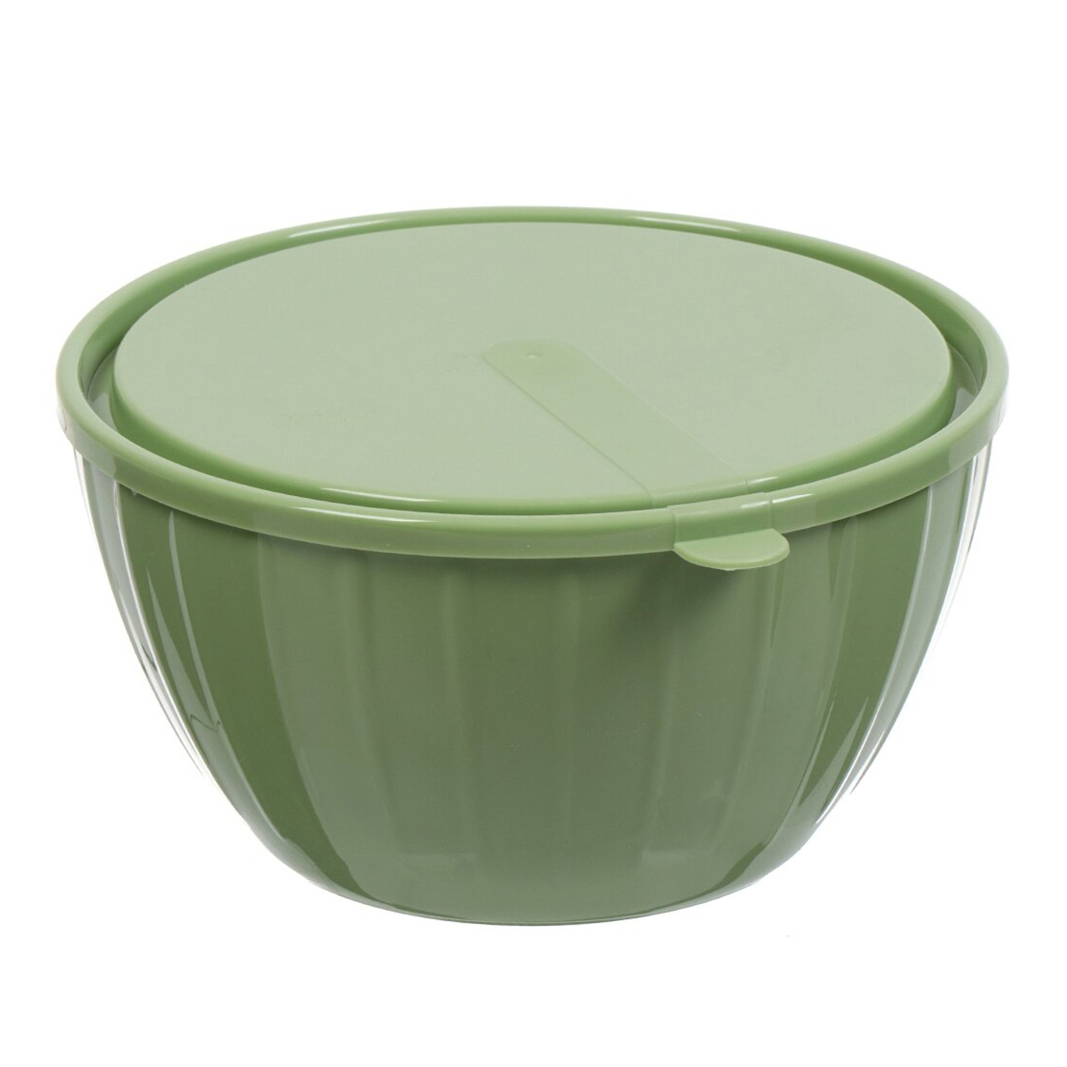 Салатник пластм. "Vanilla" 5л d278мм с крышкой Фисташка SE186811050 ("Sugar Spice") *1/16 Салатник пластм. "Vanilla" 5л d278мм с крышкой Фисташка SE186811050 ("Sugar Spice") *1/16