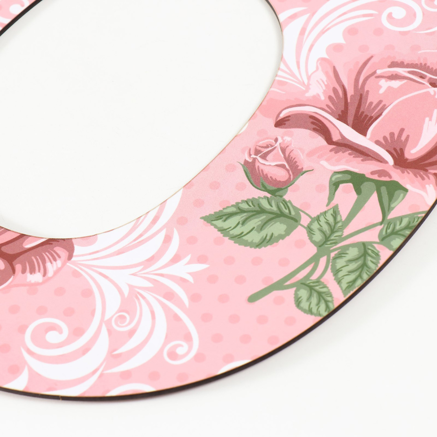 Настенное панно буквы HOME, высота 29.5 см, набор 4 детали, розовый