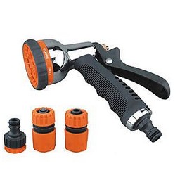 ПОЛИВ Набор: пистолет 1струя+коннектор 1/2, коннектор аквастоп 1/2+штуцер Belamos (7504) *1/48