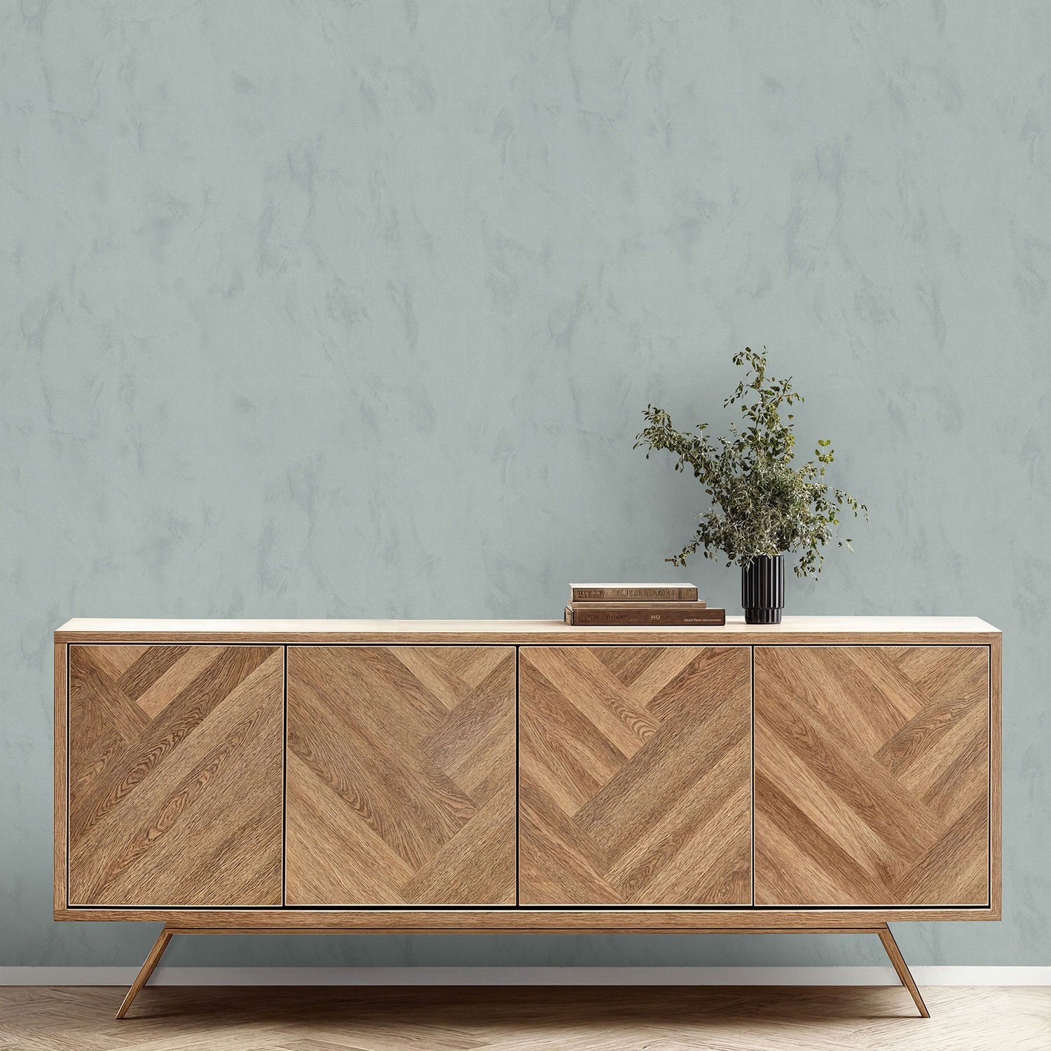 Обои флиз ED Euro Decor Ray фон (зел.) 7297-04 *6