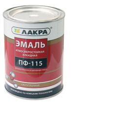 Эмаль ПФ-115 желтая 20 кг Лакра *1/33