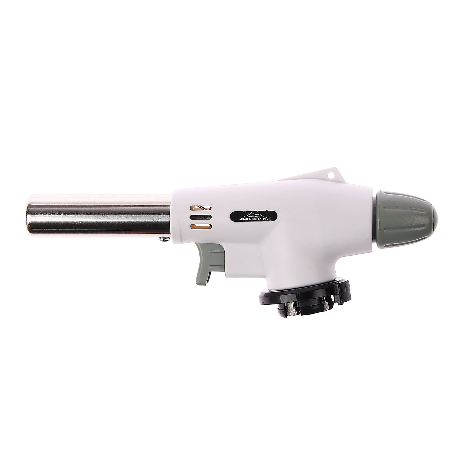Горелка газовая на баллон Мастер К, с пьезоподжигом, 18х6х3 см Горелка газовая на баллон Мастер К, с пьезоподжигом, 18х6х3 см