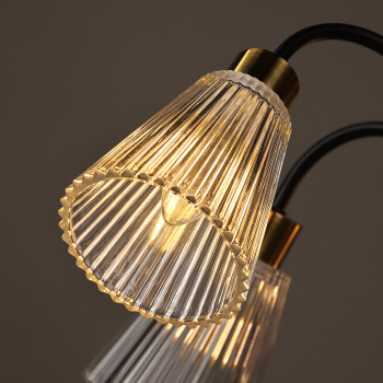 Светильник потолочный N6595/6 BK+COP 6*40W E14 220V (d-690; h-325) S=24м2 VERNER LIGHTING *1