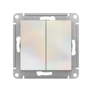 Механизм выключателя 2-кл. ATLAS DESIGN (сх.5) 10АХ жемчуг SchE ATN000451