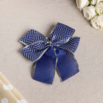 Бант праздничный "Ретро", синий , красный, 20 х 21 см   4451536