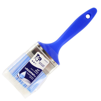 Кисть плоская  КФ-2,5 "Лазурит" (арт.0101215/0111424)  63мм пласт.ручк.искусст.щетина *12/480