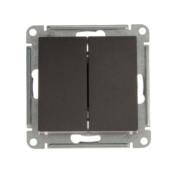 Механизм выключателя 2-кл. ATLAS DESIGN (сх.5) 10АХ мокко SchE ATN000651