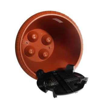 Кашпо пластм. "Lе Jardin"20,5л d верха 400мм h330мм дрен.реш.,прикорн.вент. Террак.106-4*1/10