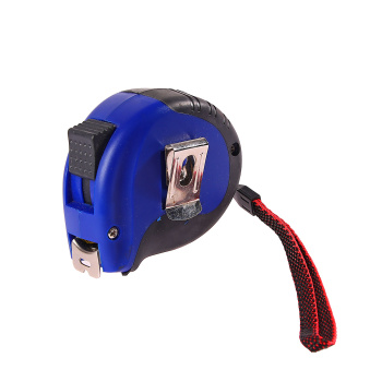 Рулетка 5м х19мм резино-пластик. корпус стальная лента фиксатор арт.2501205 T4Р *1/12/120