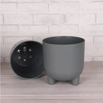 Кашпо пластм. "Фита" 1.45л d верха 130мм h140мм со вставкой Муссон ФИ13-70 *1/15 Кашпо пластм. "Фита" 1.45л d верха 130мм h140мм со вставкой Муссон ФИ13-70 *1/15