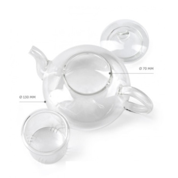 Чайник заварочный жаропрочное стекло 800мл фильтр-сито SEVEN IDEAS  (BF-506) "Barouge"  *1/48 Чайник заварочный жаропрочное стекло 800мл фильтр-сито SEVEN IDEAS  (BF-506) "Barouge"  *1/48