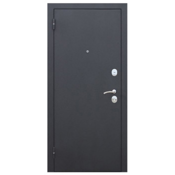 Дверь входная Ferroni Гарда, 2050х860х75 мм, левая, черный муар/белый ясень