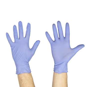 Перчатки нитриловые L (большой) 40шт (20ПАР) Цветные (коробка) *1/10